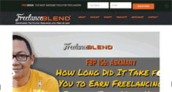 Desktop Screenshot of freelanceblend.com